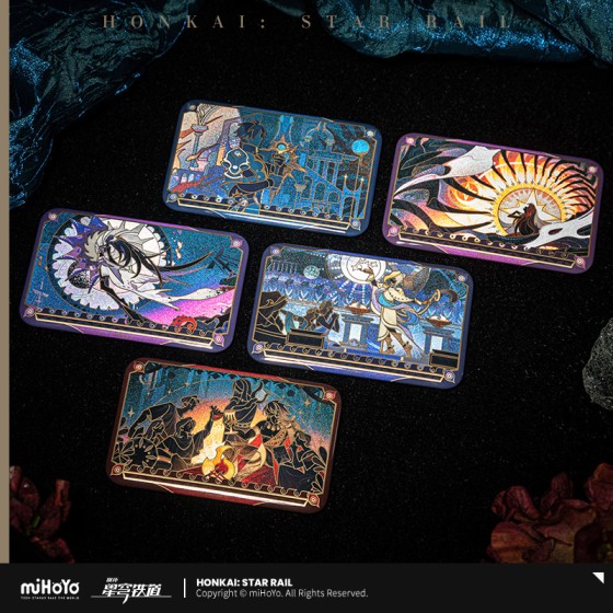 miHoYo HSR Recreation Scroll Series Tinplate Badge Game Accessories